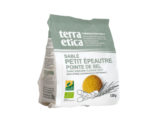 Biscuit sable petit epeautre pointe de sel
