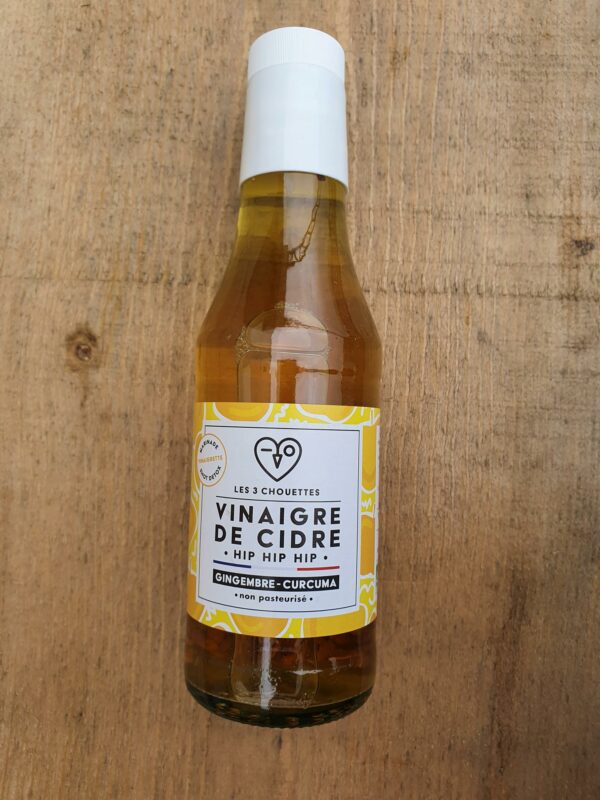 Vinaigre cidre gingembre curcuma