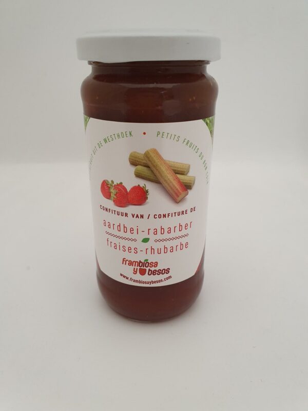 Confiture fraise rhubarbe