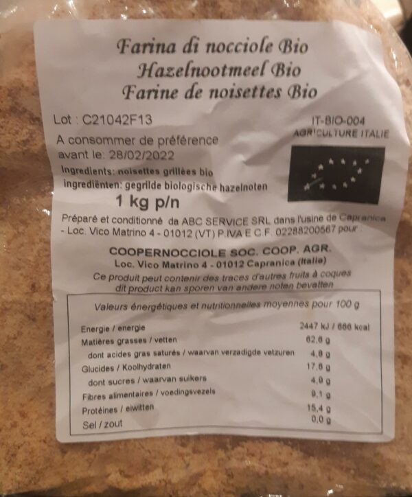 Farine noisette